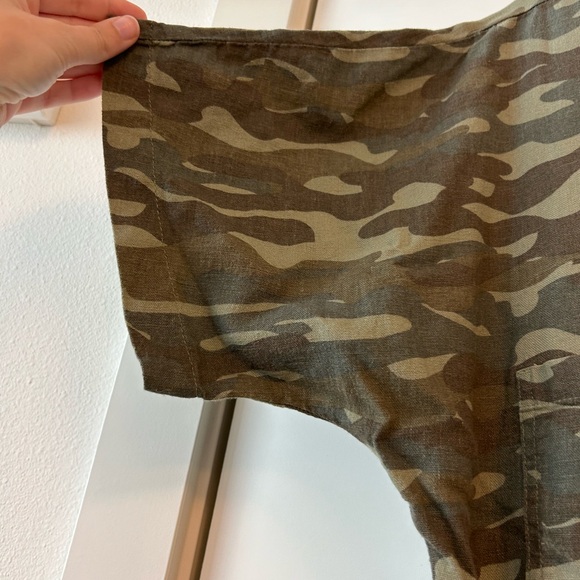 Caslon Linen Camo Jumpsuit - Picture 4 of 8